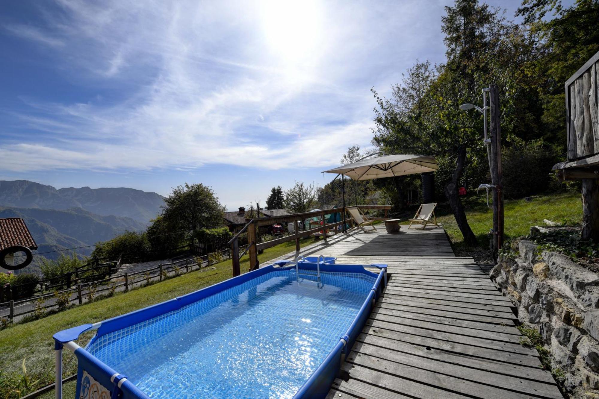 Chalet "Baita Cavacca" Crone Екстериор снимка