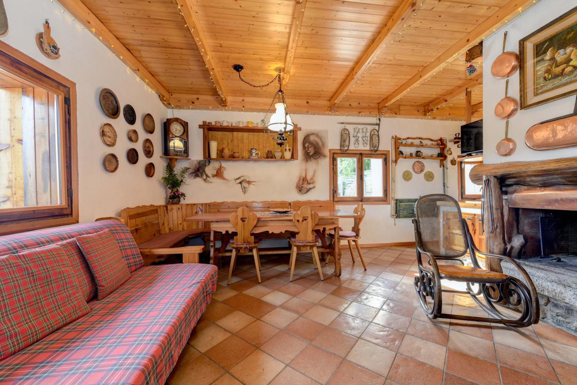 Chalet "Baita Cavacca" Crone Екстериор снимка